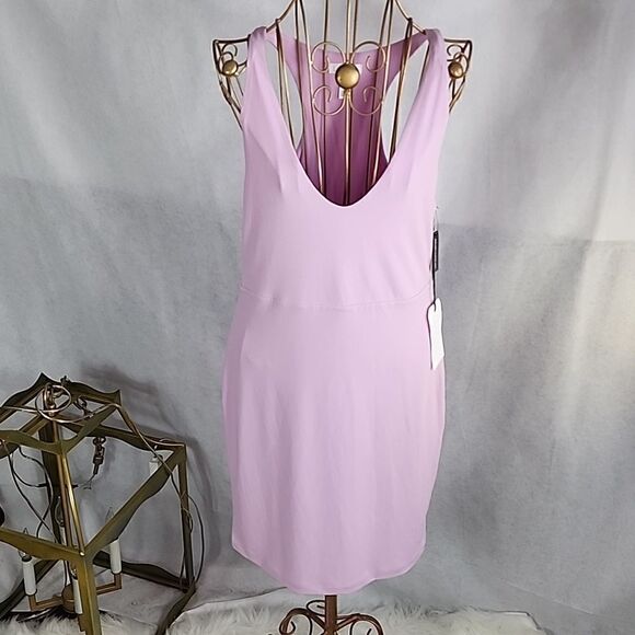 Leith Lilac Racer Back Dress Size  M - Picture 1 of 6
